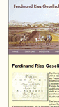 Mobile Screenshot of ferdinand-ries.de